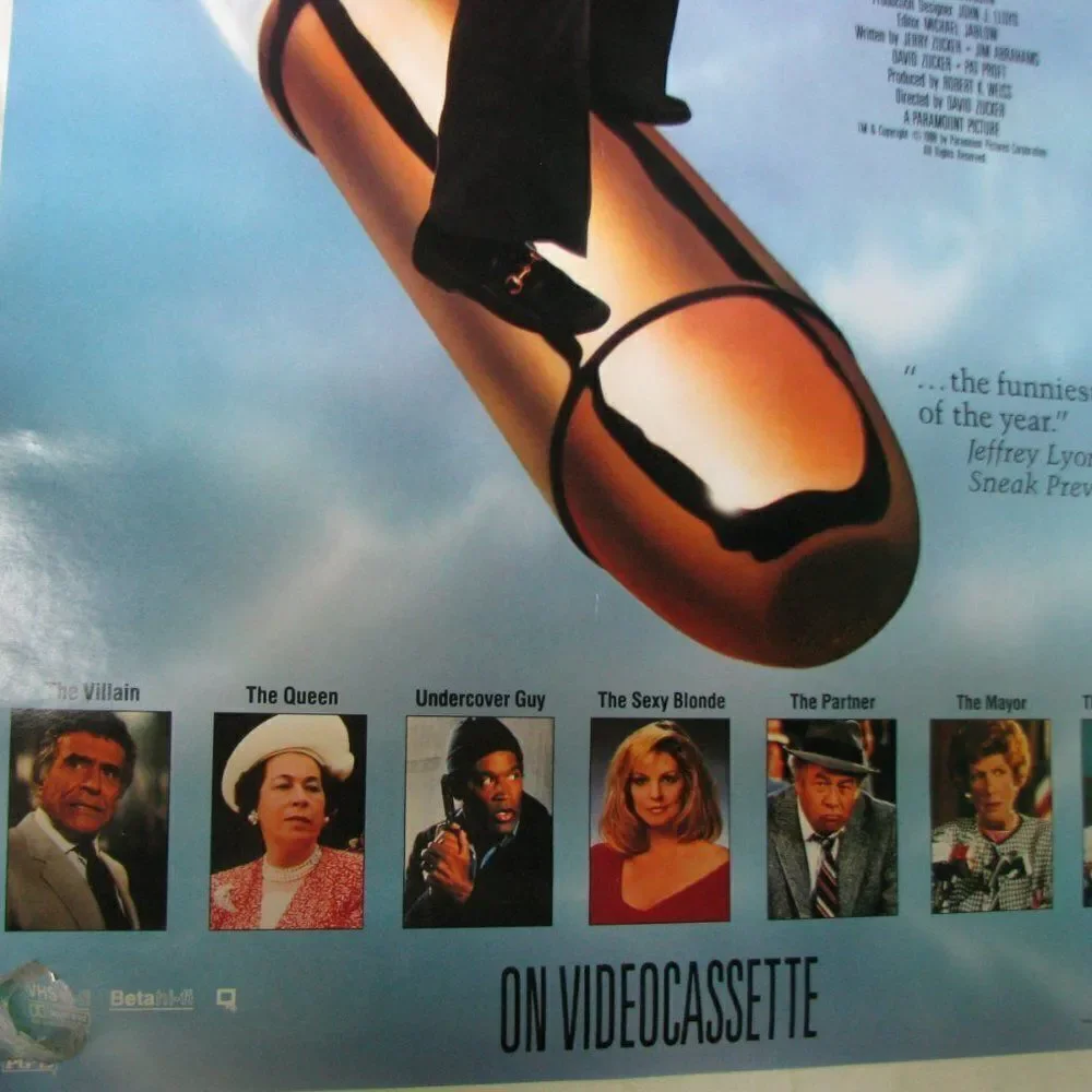 Vintage The Naked Gun Movie Poster